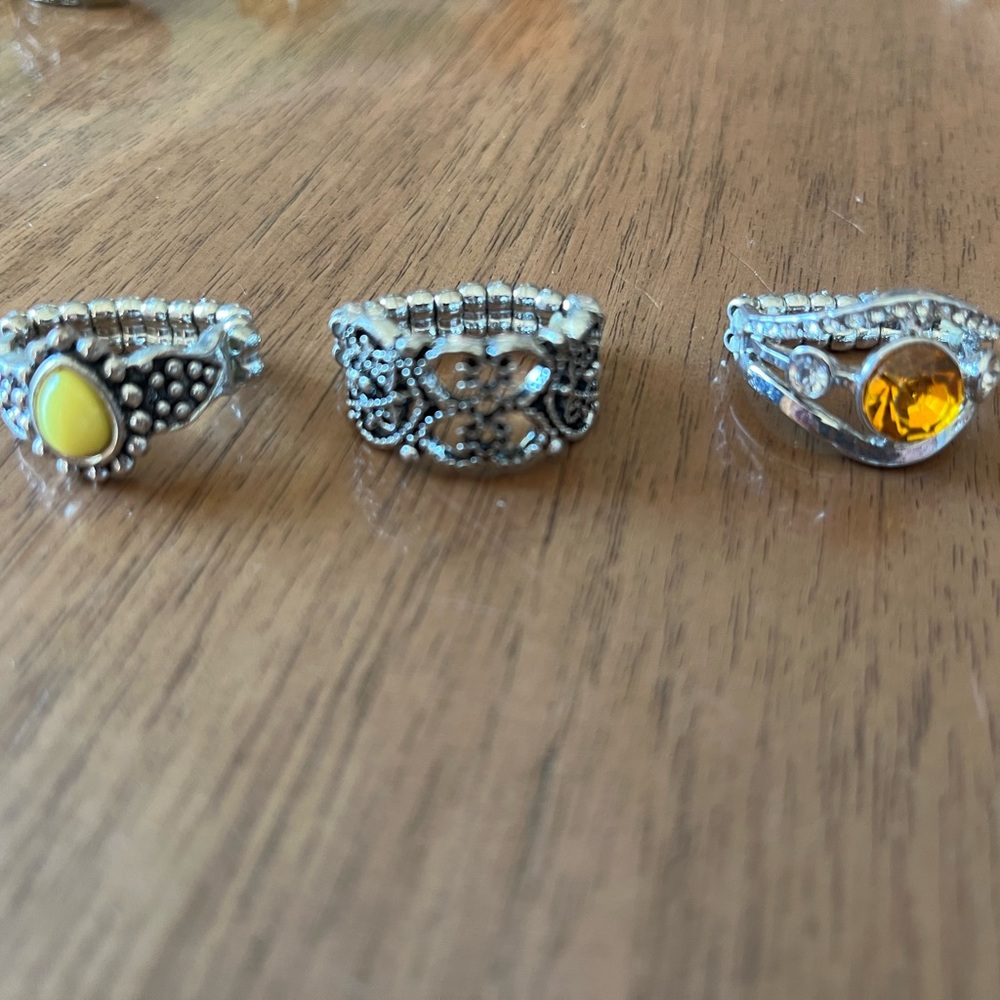 Paparazzi Elegant Silver and Gold Women's Ring Set